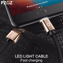 Load image into Gallery viewer, PZOZ LED Light Cable Fast Charger