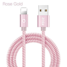 Load image into Gallery viewer, PZOZ usb cable for iphone cable