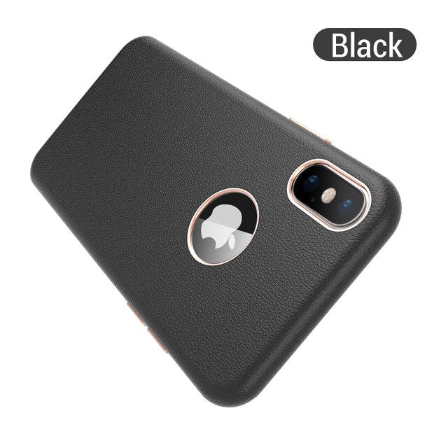 PZOZ Leather Case For iPhone X XS